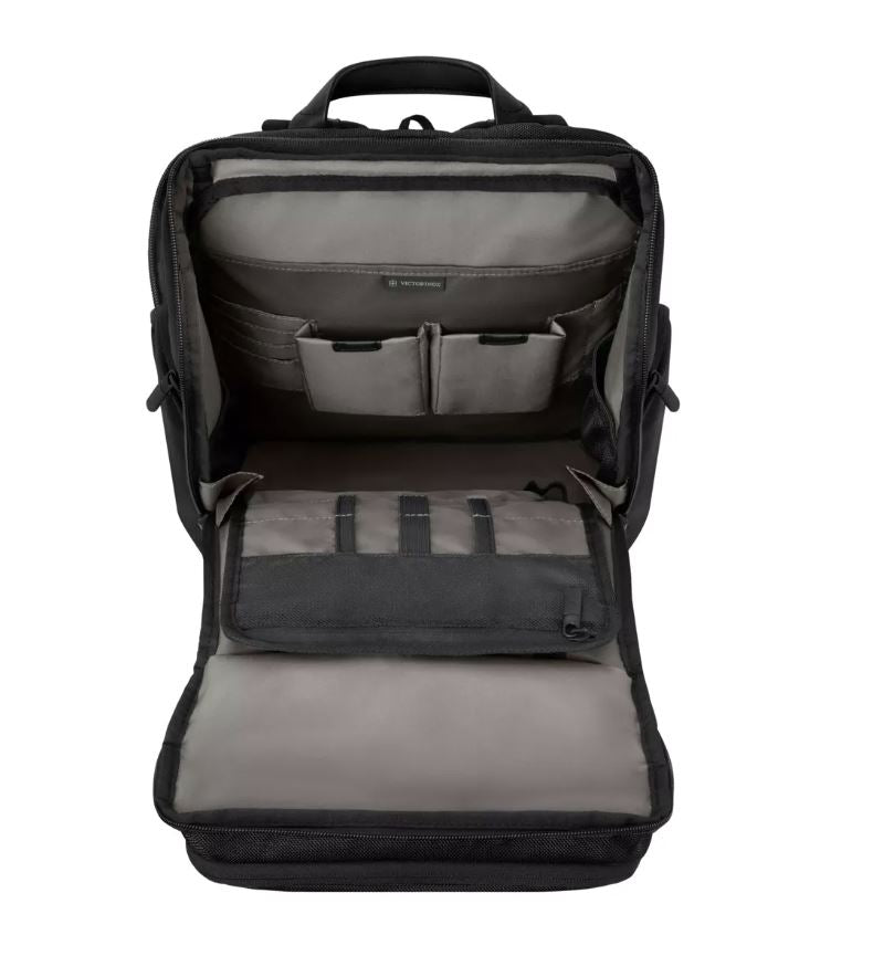 Victorinox Almont Professional Black Fliptop Laptop Backpack