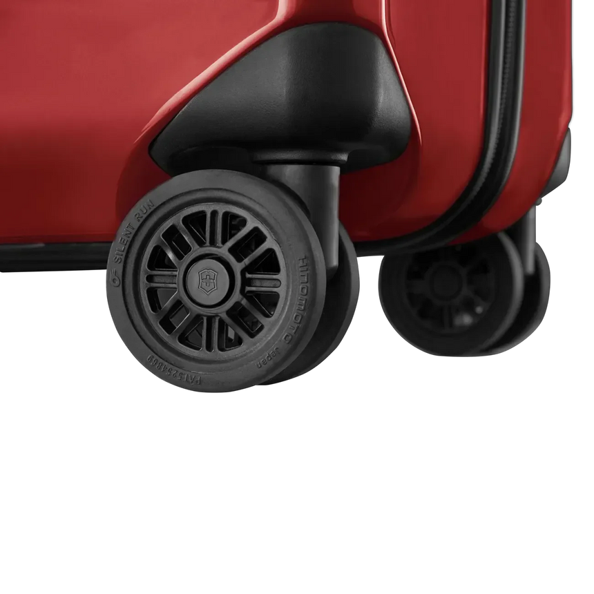 Wheels of a suitcase or luggage.