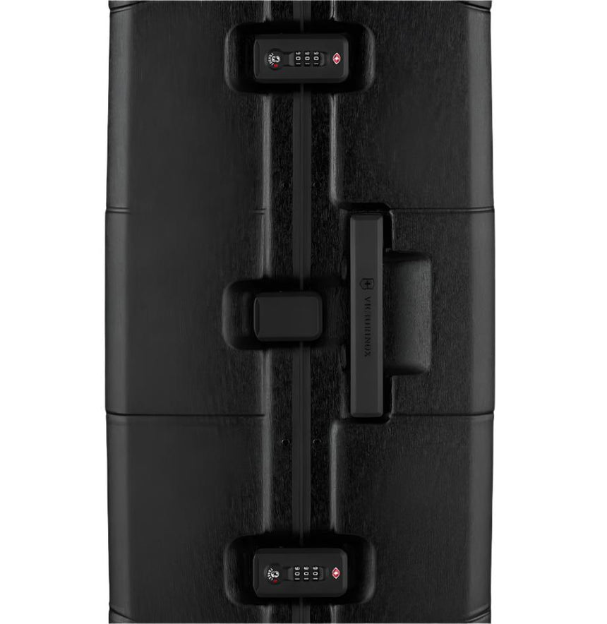 Victorinox Lexicon Black Aluminum Frame Suitcase 96L TSA