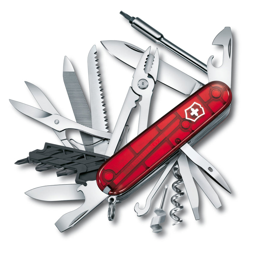 Victorinox Cyber Tool L Red Translucent