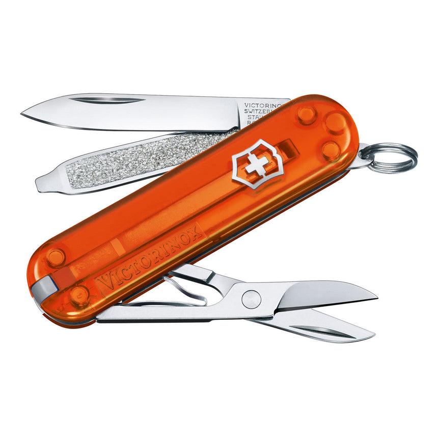 Victorinox Classic SD Knife Fire Opal 35964 Stylish Seven Function