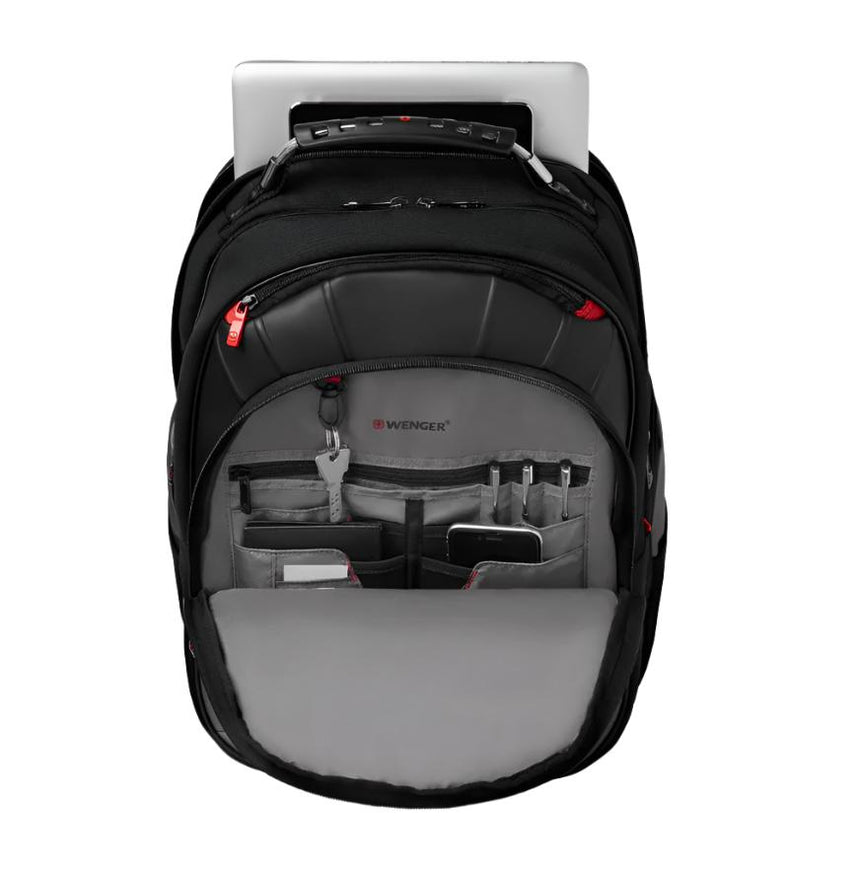 Wenger Pegasus 17 Inch Laptop Backpack Gray with Protective Straps