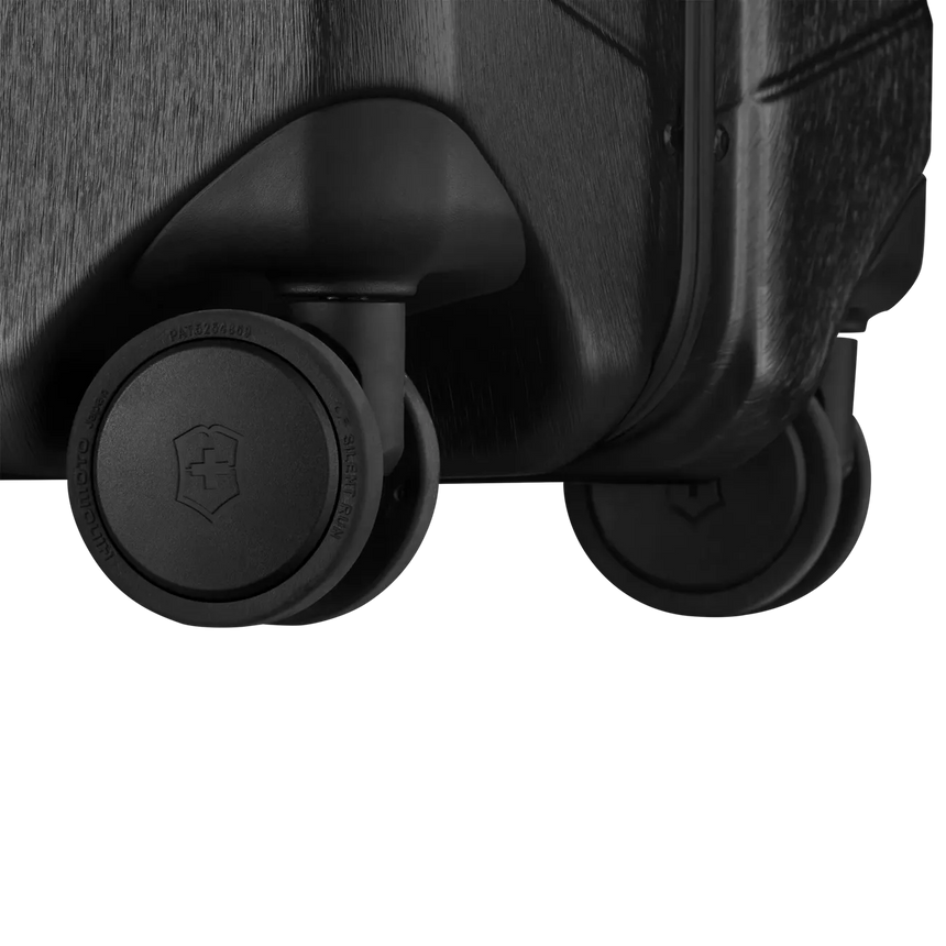 Wheels of a suitcase or luggage.