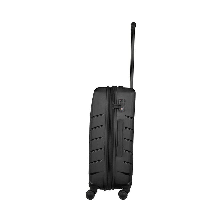 Wenger Pegasus Black Expandable Medium Suitcase With TSA Lock