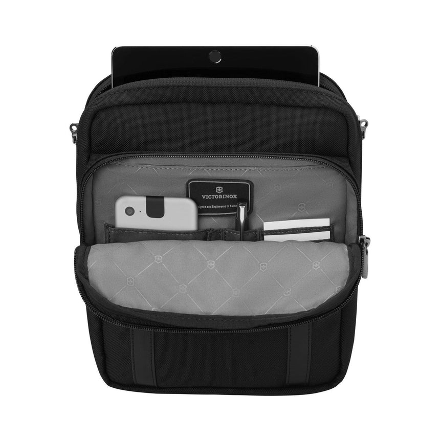 Victorinox Werks Professional Crossbody Tablet Bag — Black