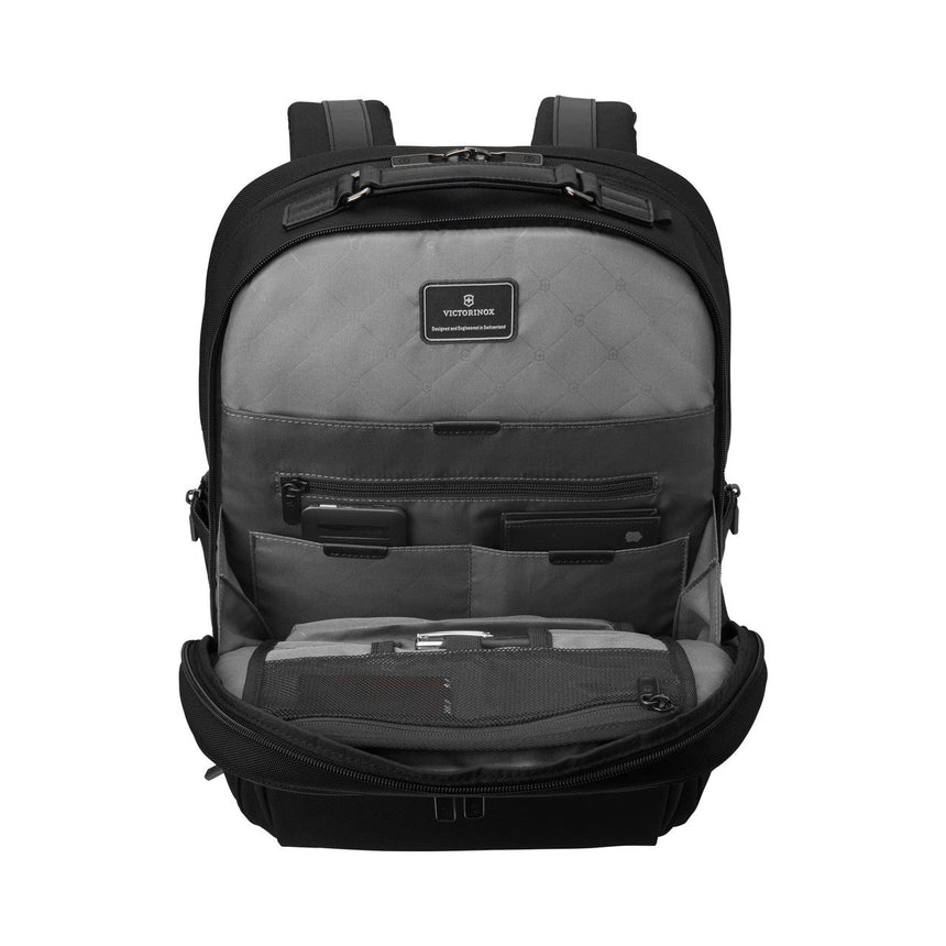 Victorinox Professional Black Laptop Backpack with Roll