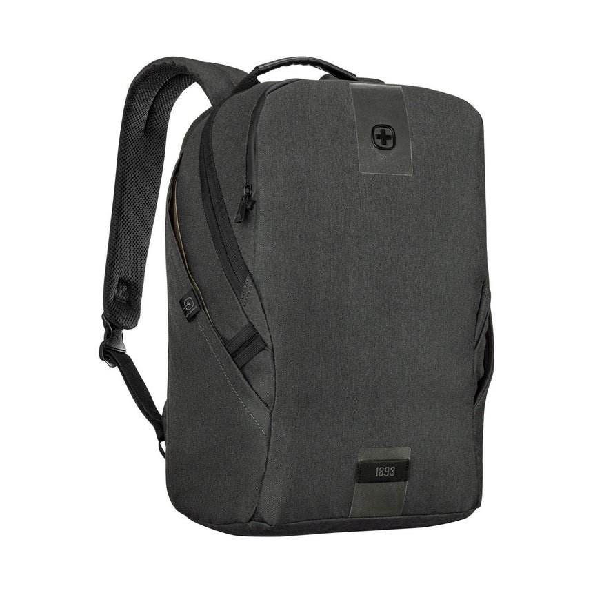 Wenger Eco Smart 16in Laptop Backpack Recycled Charcoal 612262