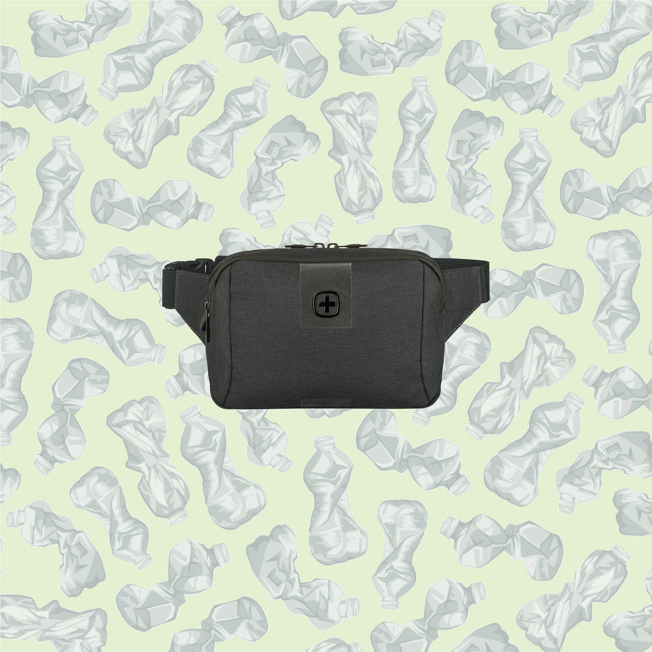 Wenger Eco-Friendly Charcoal Waistpack with Antibacterial Lining 612264