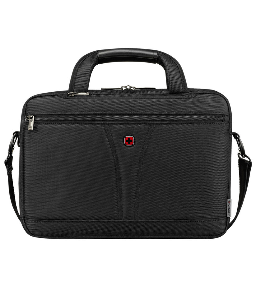 Wenger BC Up Recycled 14in Laptop Slimcase Black for Travel