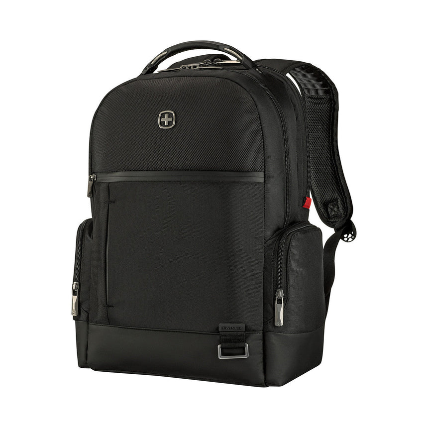 Wenger Reload Black Backpack for 15.6 Inch Laptops with Waterproof Pockets 612341