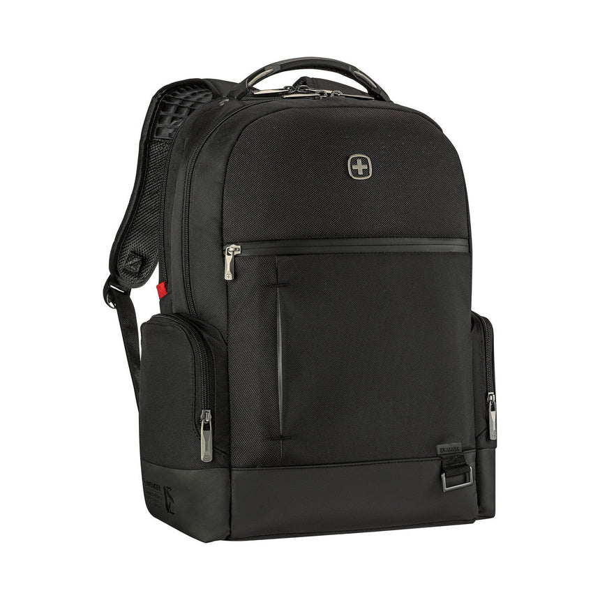 Wenger Reload Black Backpack for 15.6 Inch Laptops with Waterproof Pockets 612341