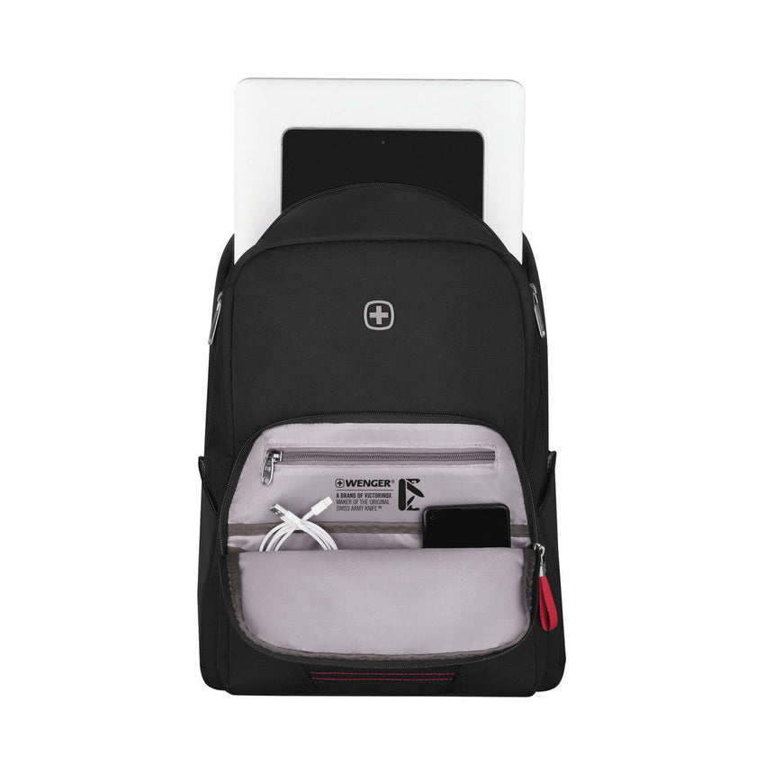 WENGER Motion Everyday Laptop Backpack Black 15.6 Inch 612545