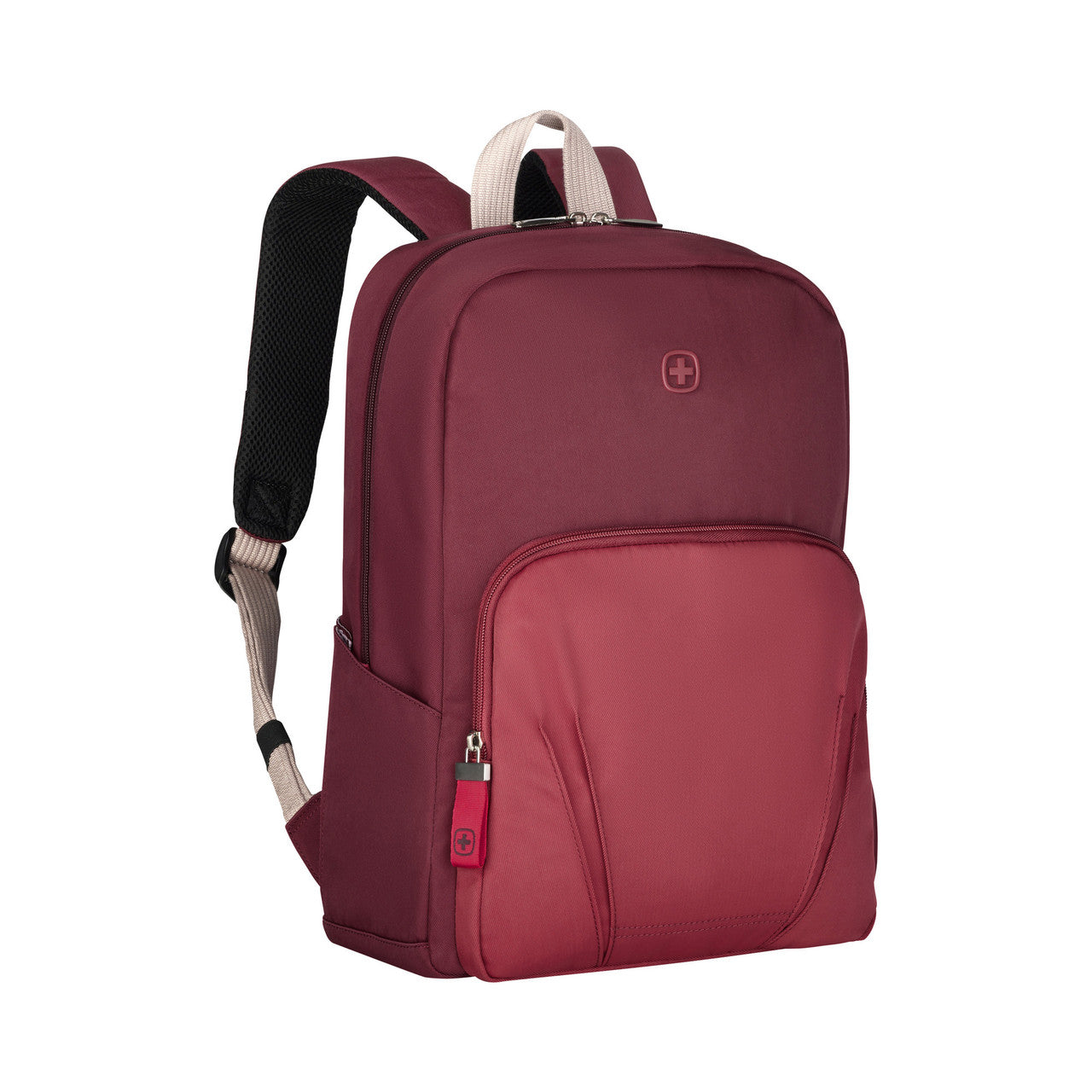 WENGER Red Laptop Backpack 15.6in Trolley Strap Organizer 612546