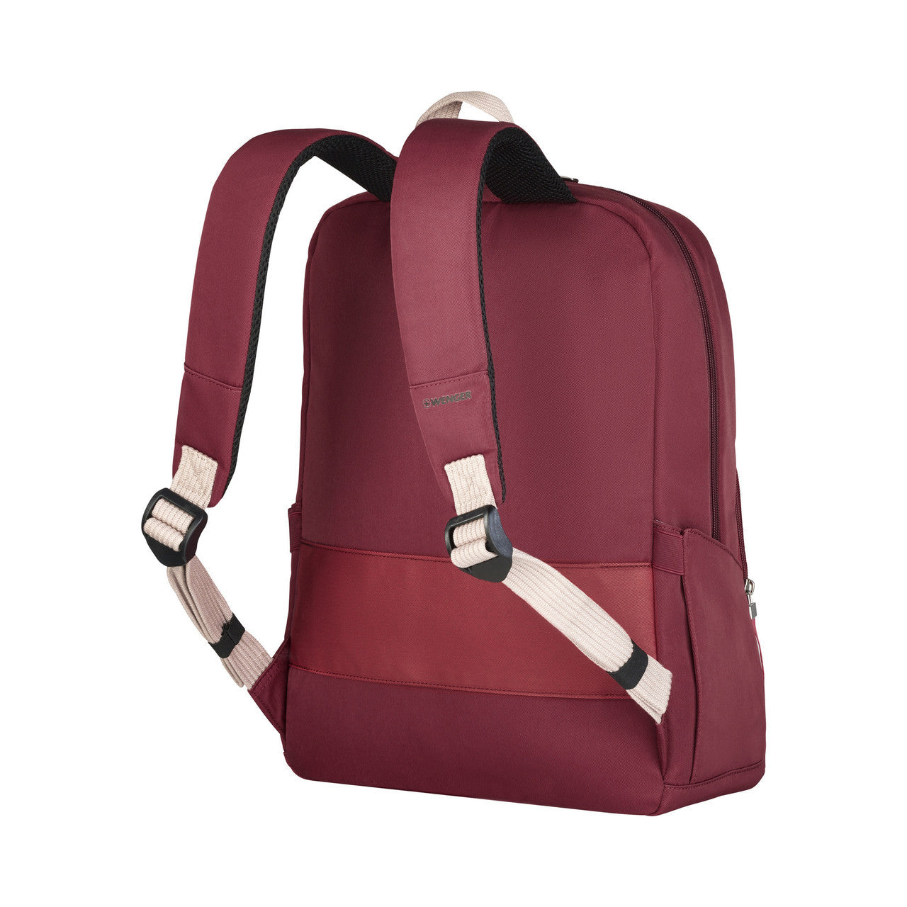 WENGER Red Laptop Backpack 15.6in Trolley Strap Organizer 612546
