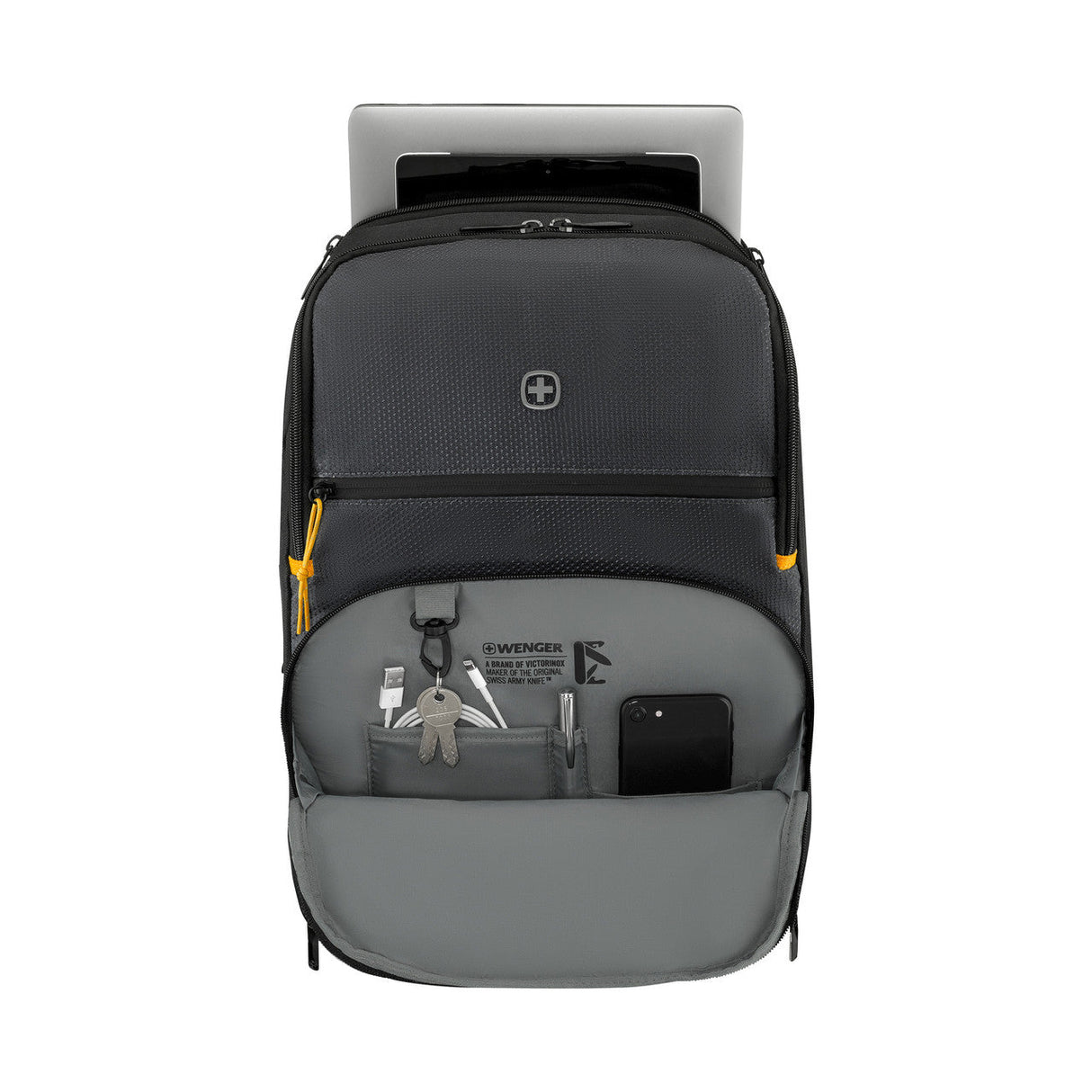 Wenger Eco-Friendly Gravity Black 16in Laptop Backpack 612570