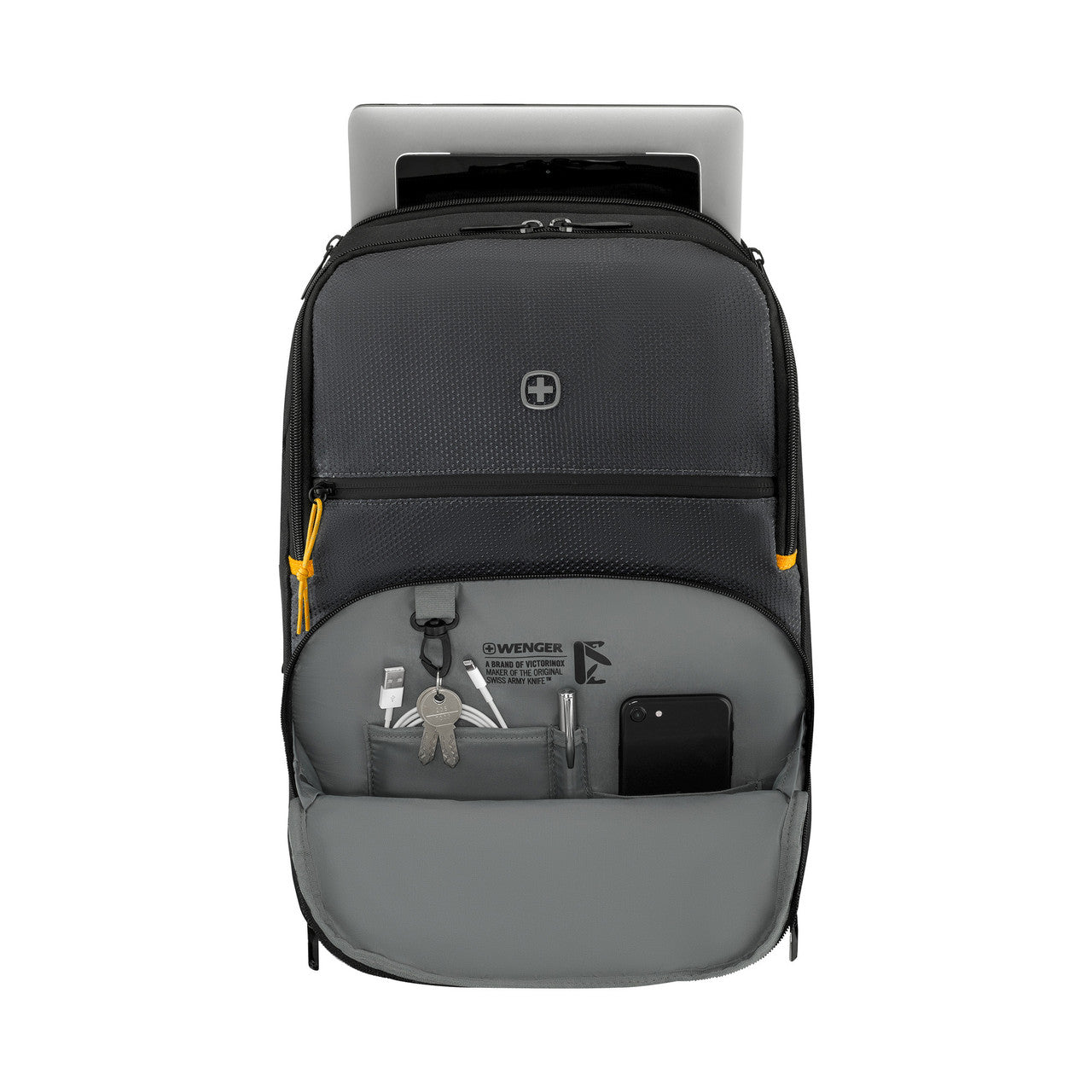 Wenger Eco-Friendly Gravity Black 16in Laptop Backpack 612570
