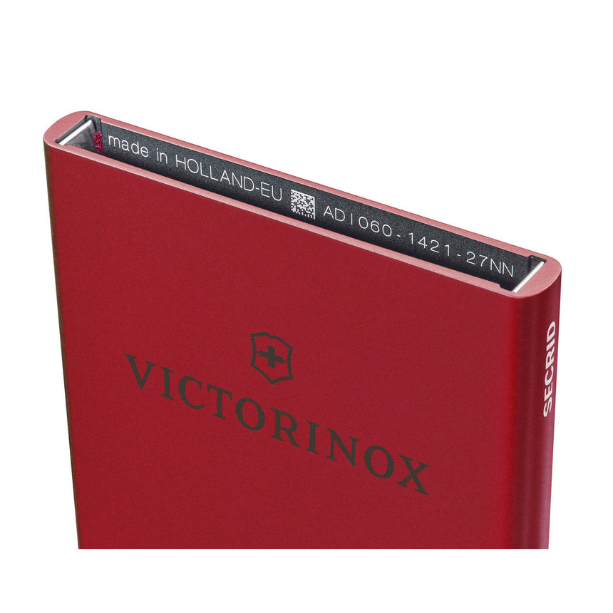 Victorinox Altius Secrid Essential Card Wallet — Red