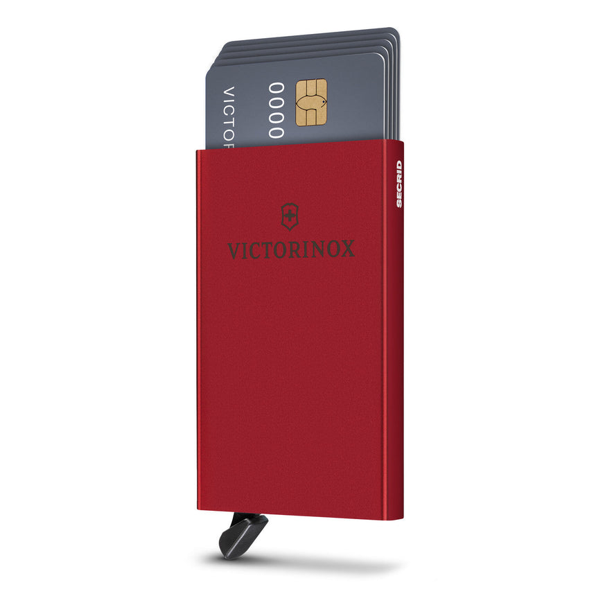 Victorinox Altius Secrid Essential Card Wallet — Red