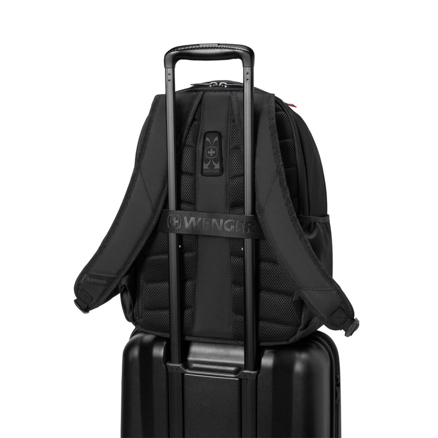 Wenger Sustainable 15.6 Inch Black Laptop Backpack Professional 612739