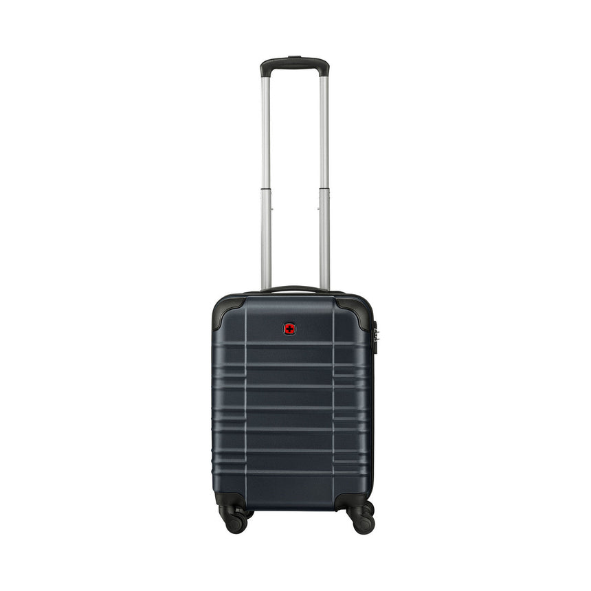 Wenger Amplar Lightweight Blue Carry-On Suitcase with Wheels 653144