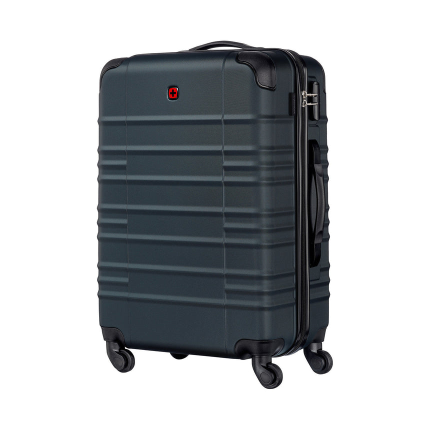 Wenger Amplar 65cm Blue Hardside Luggage Secure Travel Case 653147