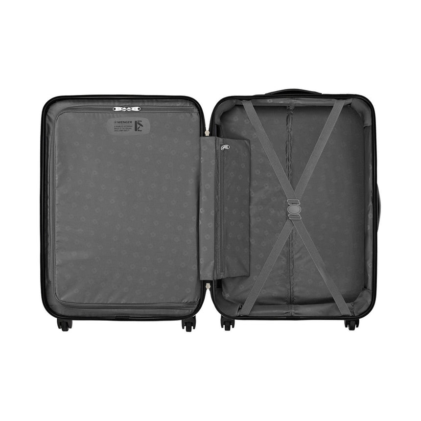 Wenger Amplar 65cm Blue Hardside Luggage Secure Travel Case 653147