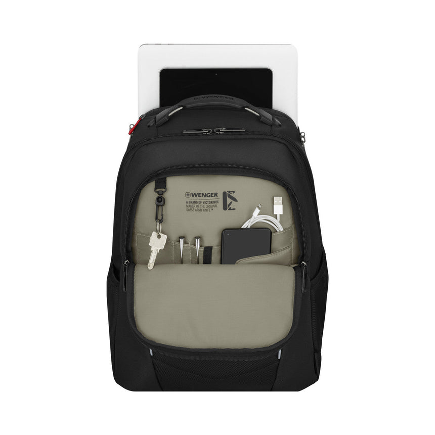 Wenger Altair Laptop Backpack — 15.6in, Black