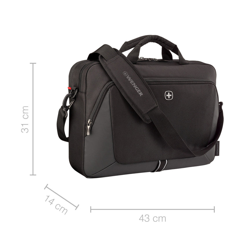 Wenger XE Brief 16 Laptop Briefcase — Black
