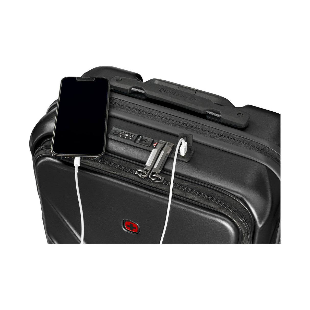 Wenger Amplix Luggage Set with USB Lock Wheels Handle 653332
