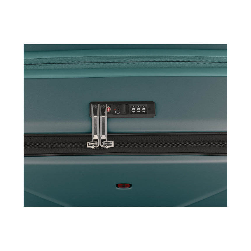 Wenger Amplix Deep Lake Luggage Set with USB and Laptop Compartment 653334