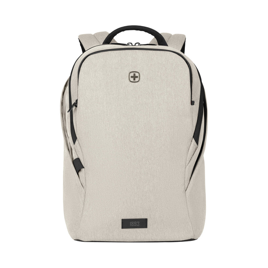 Wenger MX Light 16in laptop backpack sand front