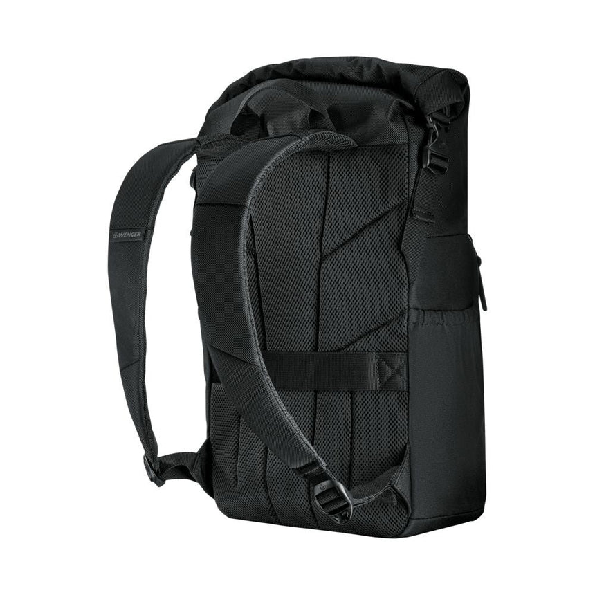 Wenger Urbanone Roll-Top Backpack Black - Image 4