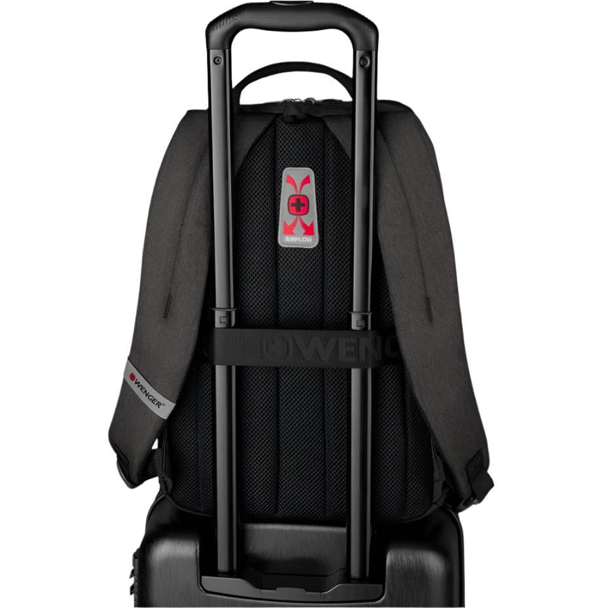 Wenger MX Reload Laptop Backpack — 14in, Heather Grey
