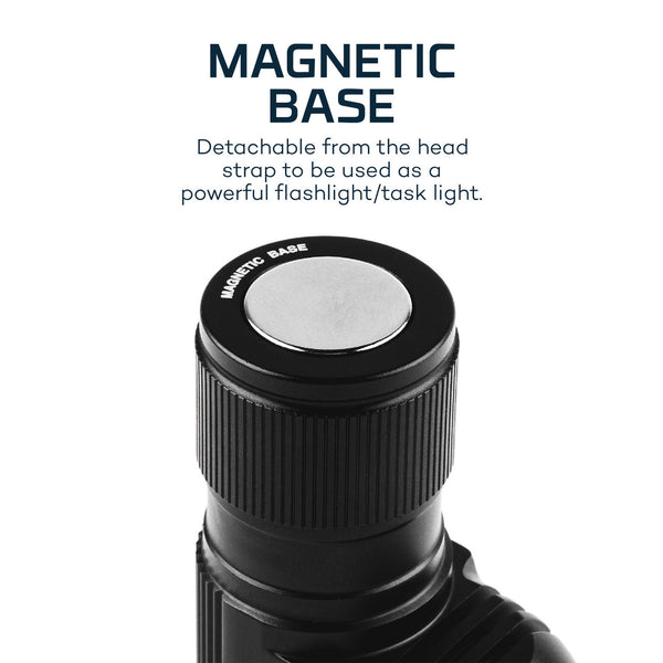 NEBO Transcend Rechargeable 1000 Lumen Headlamp with Magnetic Base