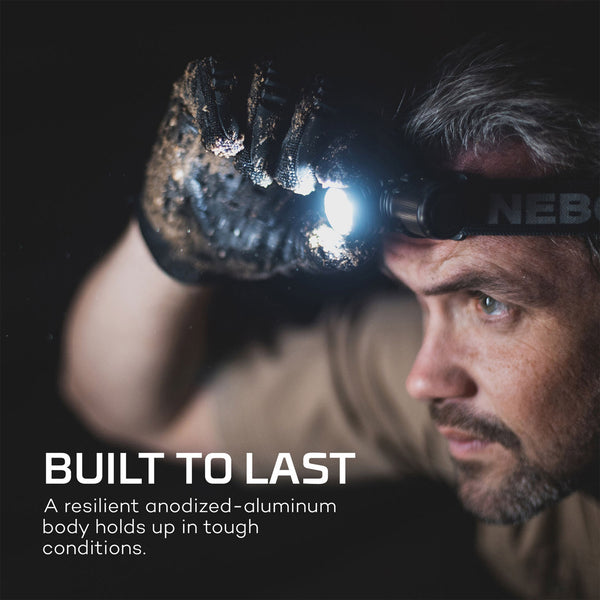 NEBO Transcend Rechargeable 1000 Lumen Headlamp with Magnetic Base