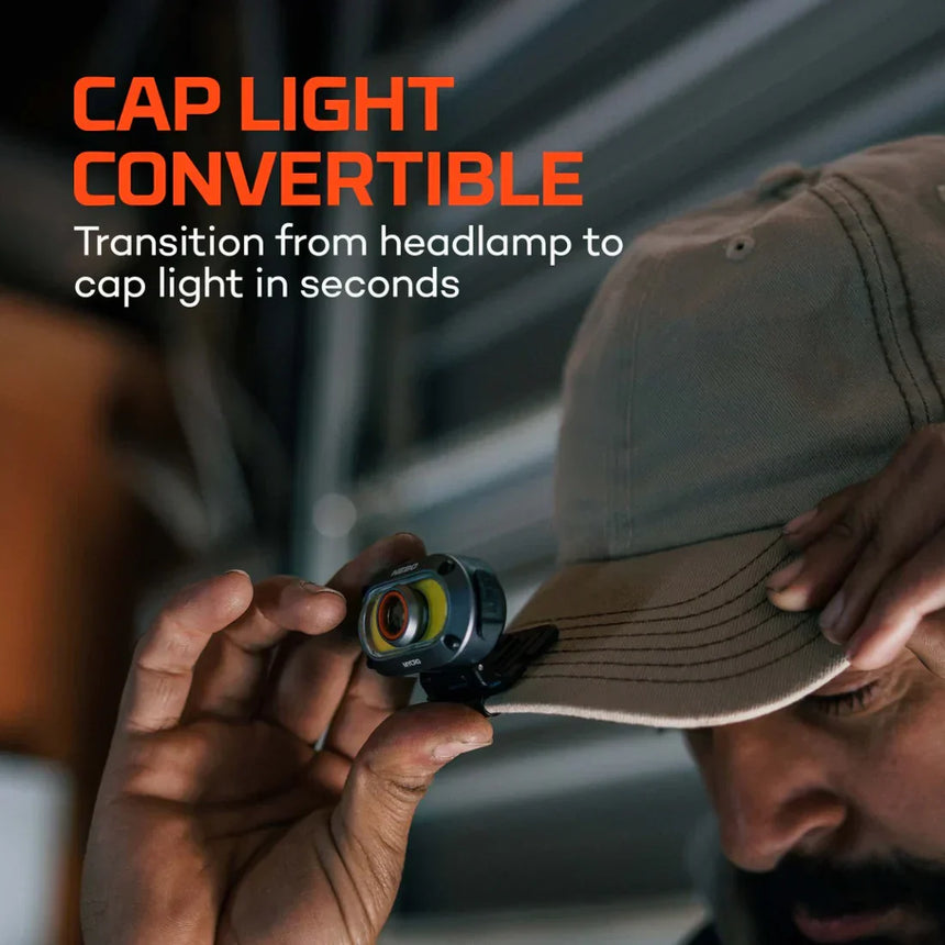 Nebo MYCRO 550+ Lumens Rechargeable Headlamp Adjustable Strap