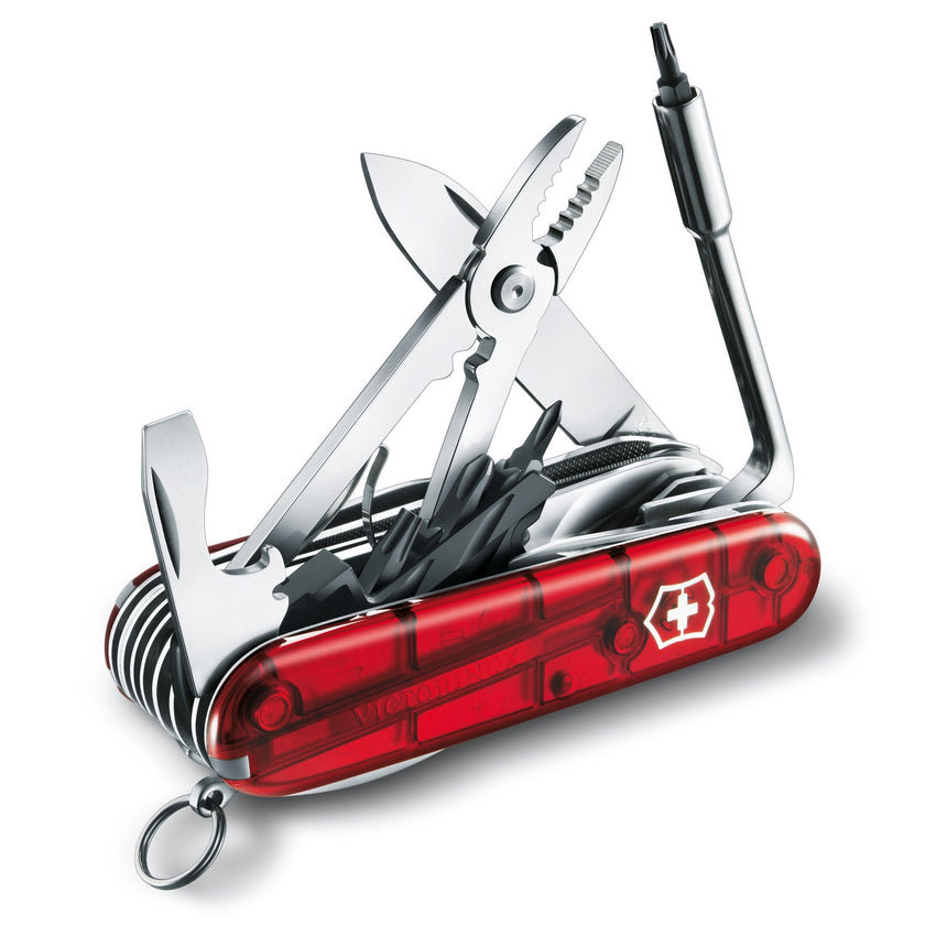 Victorinox Cyber Tool L Red Translucent