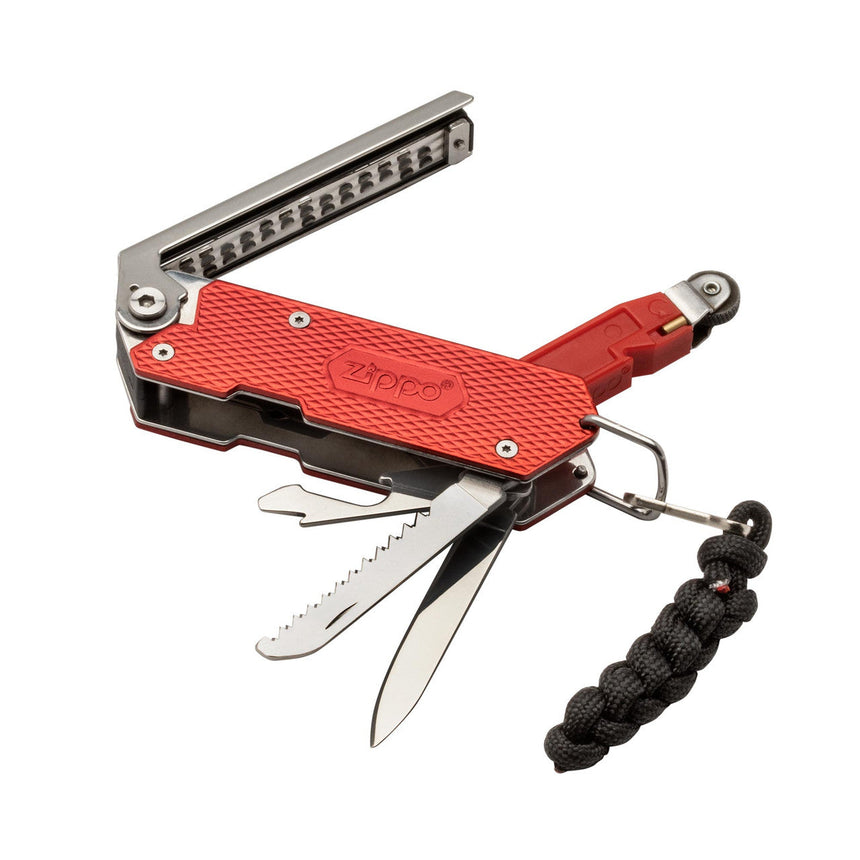 Zippo Outdoor Multi-Tool with Flint and Knife Blade Adventure