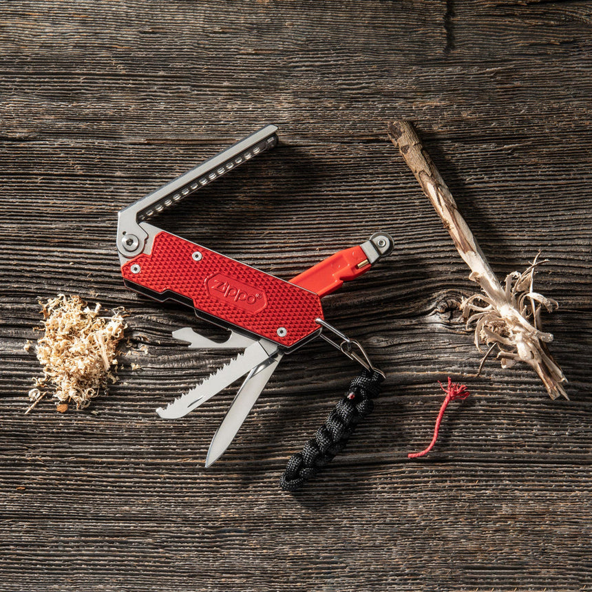 Zippo Outdoor Multi-Tool with Flint and Knife Blade Adventure