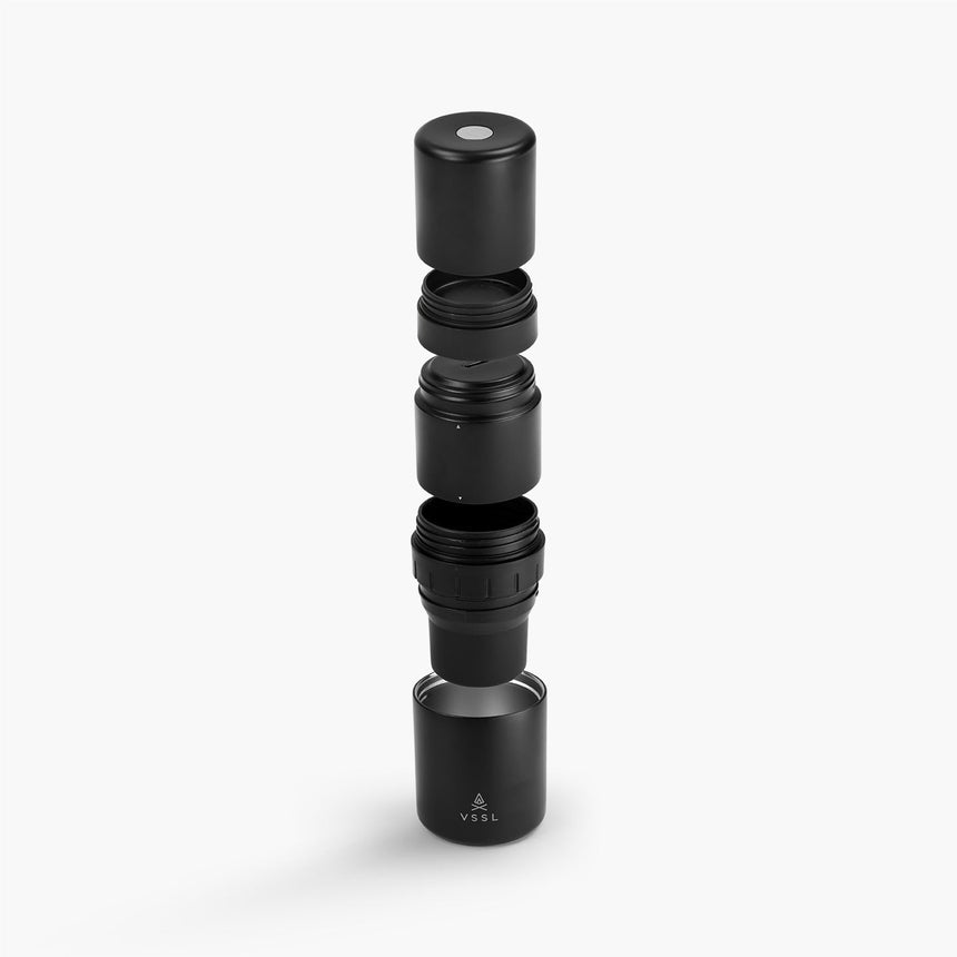 VSSL Nest Pour Over Portable Coffee Kit Black