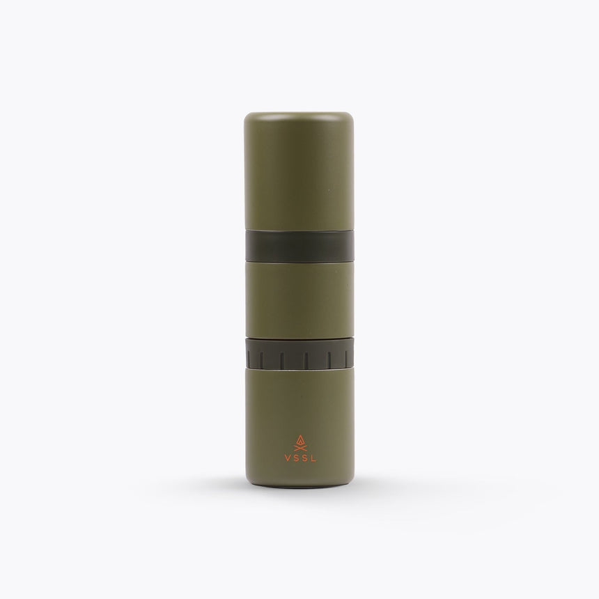VSSL Nest Pour Over Portable Coffee Kit Deep Moss