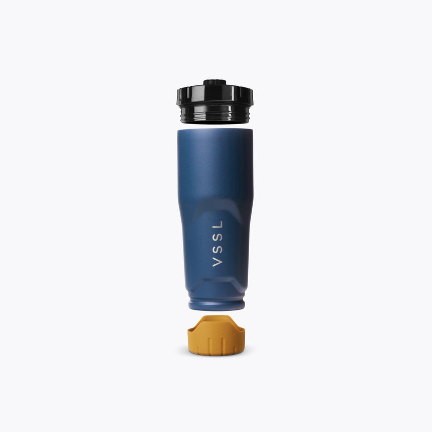 VSSL Rift Insulated Tumbler 590ml Pacific Blue