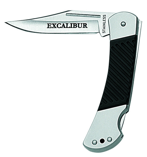 Excalibur Outdoor Adventure Folding Knife 85mm Clip Point
