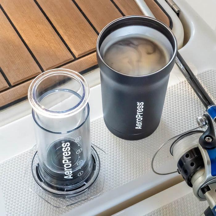 AeroPress Go Plus Travel Coffee Press Cream