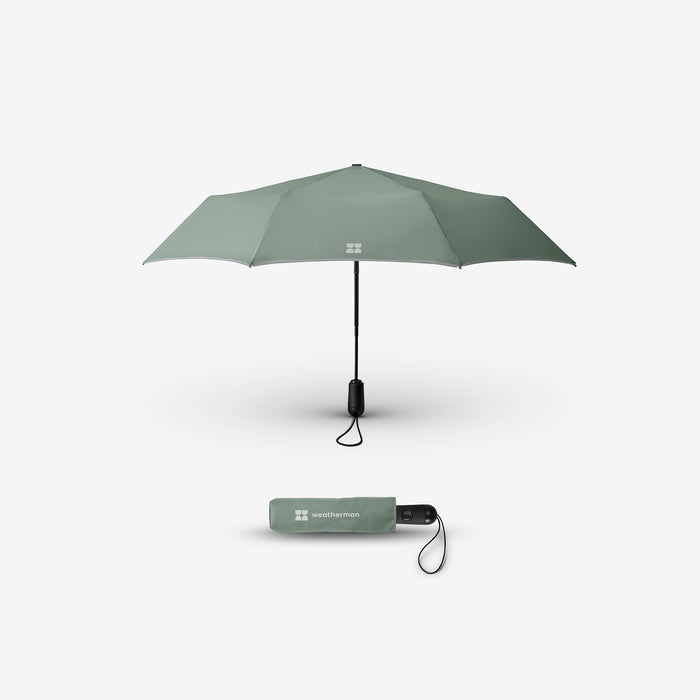 Weatherman Travel Umbrella - Sage