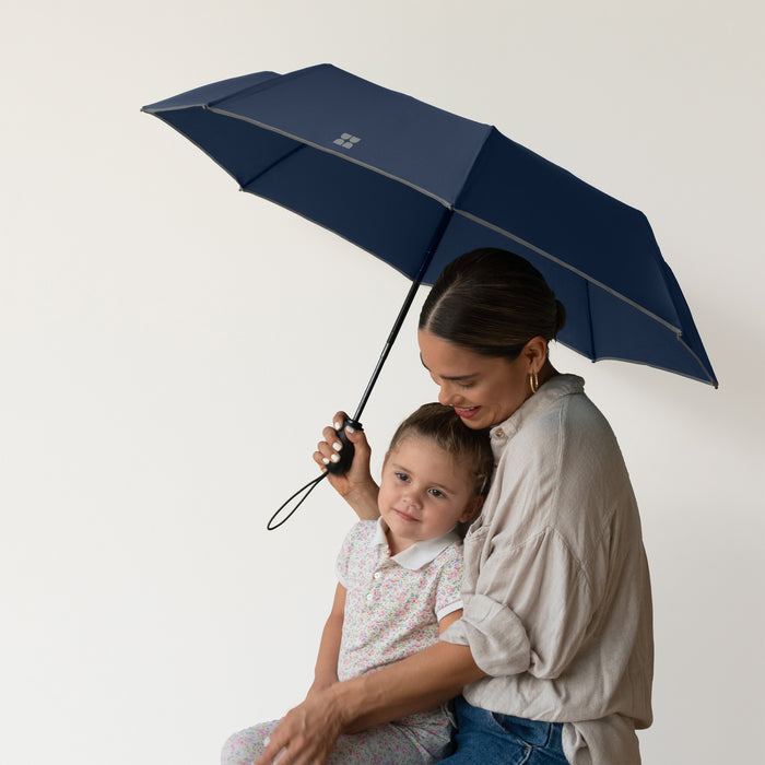 Weatherman Travel Umbrella - Navy Blue