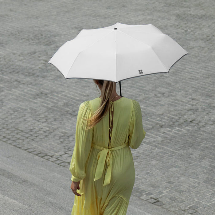 Weatherman Travel Umbrella - White