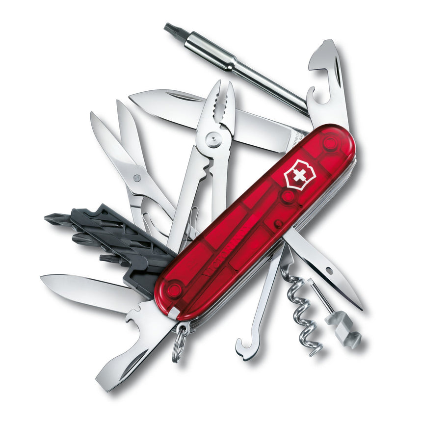 Victorinox Cyber Tool M Red Translucent