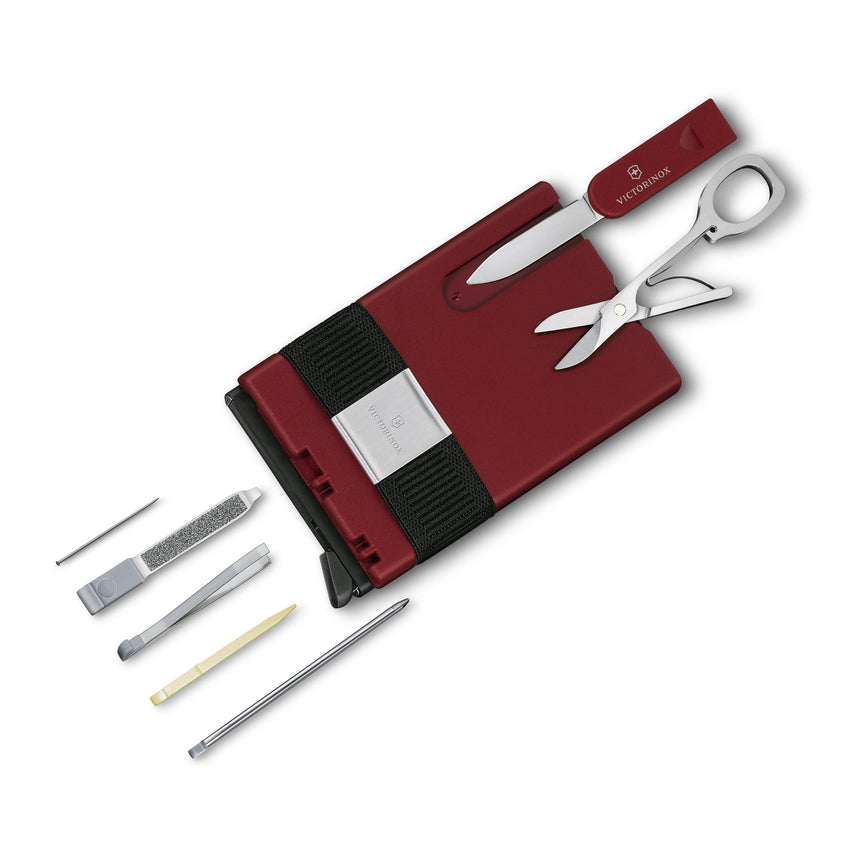 Victorinox Swiss Card Smart Card Wallet Iconic Red