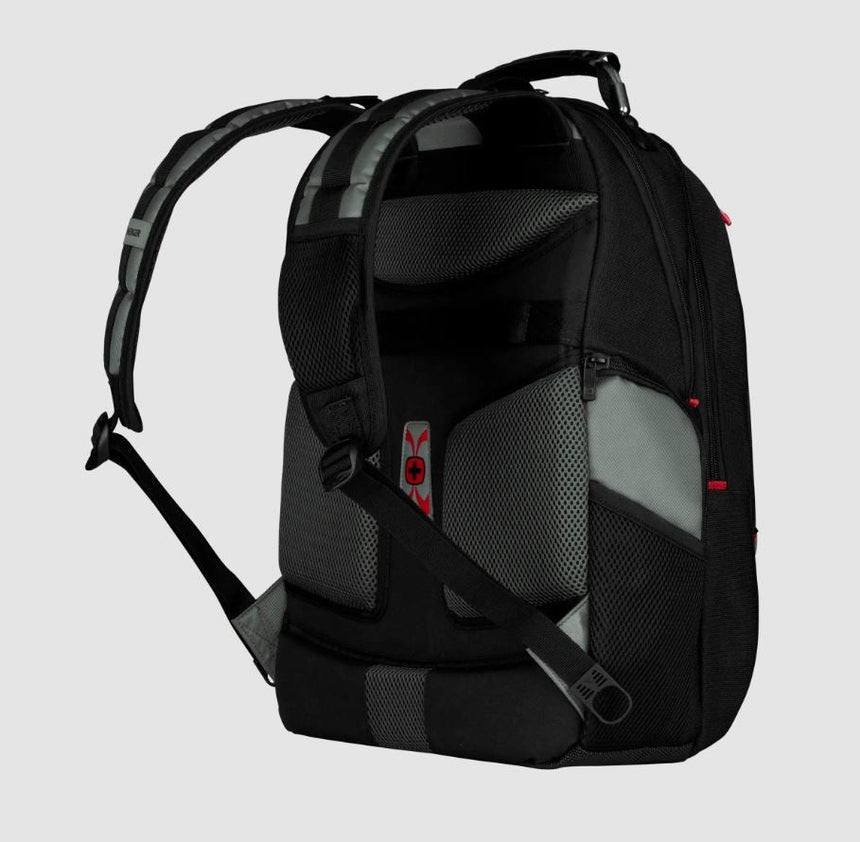 Wenger Pegasus 17 Inch Laptop Backpack Gray with Protective Straps